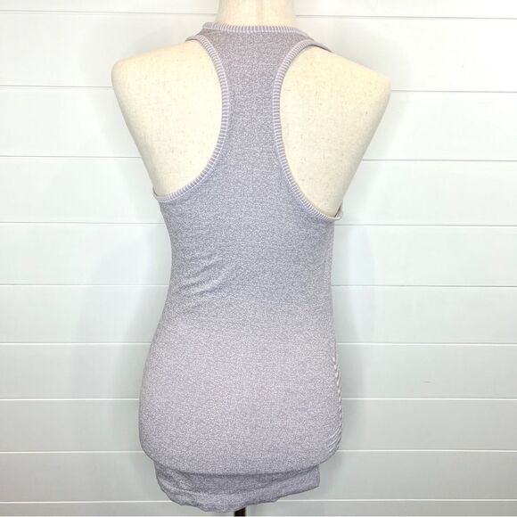 🌺3 FOR $20🌺 - Athleta Ruched Sides Heathered Lavender Racerback Tank Top XS - Picture 5 of 5